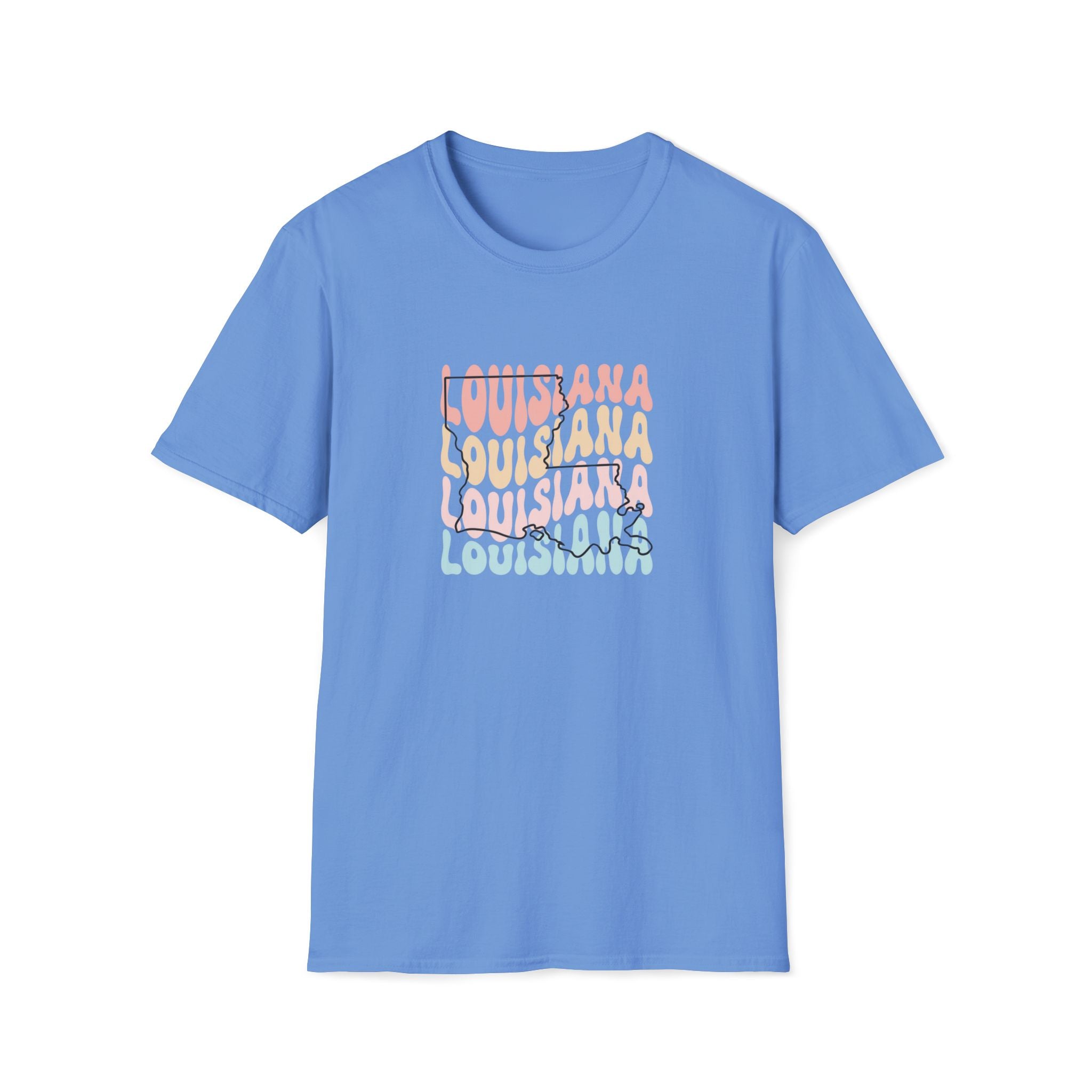 Womens Soft Relaxed Tee - Louisiana