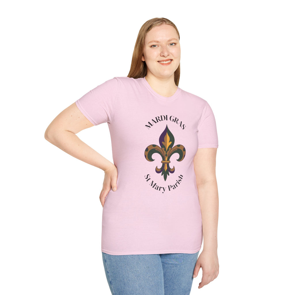 Relaxed Tee Men and Women- Mardi Gras St Mary Parish