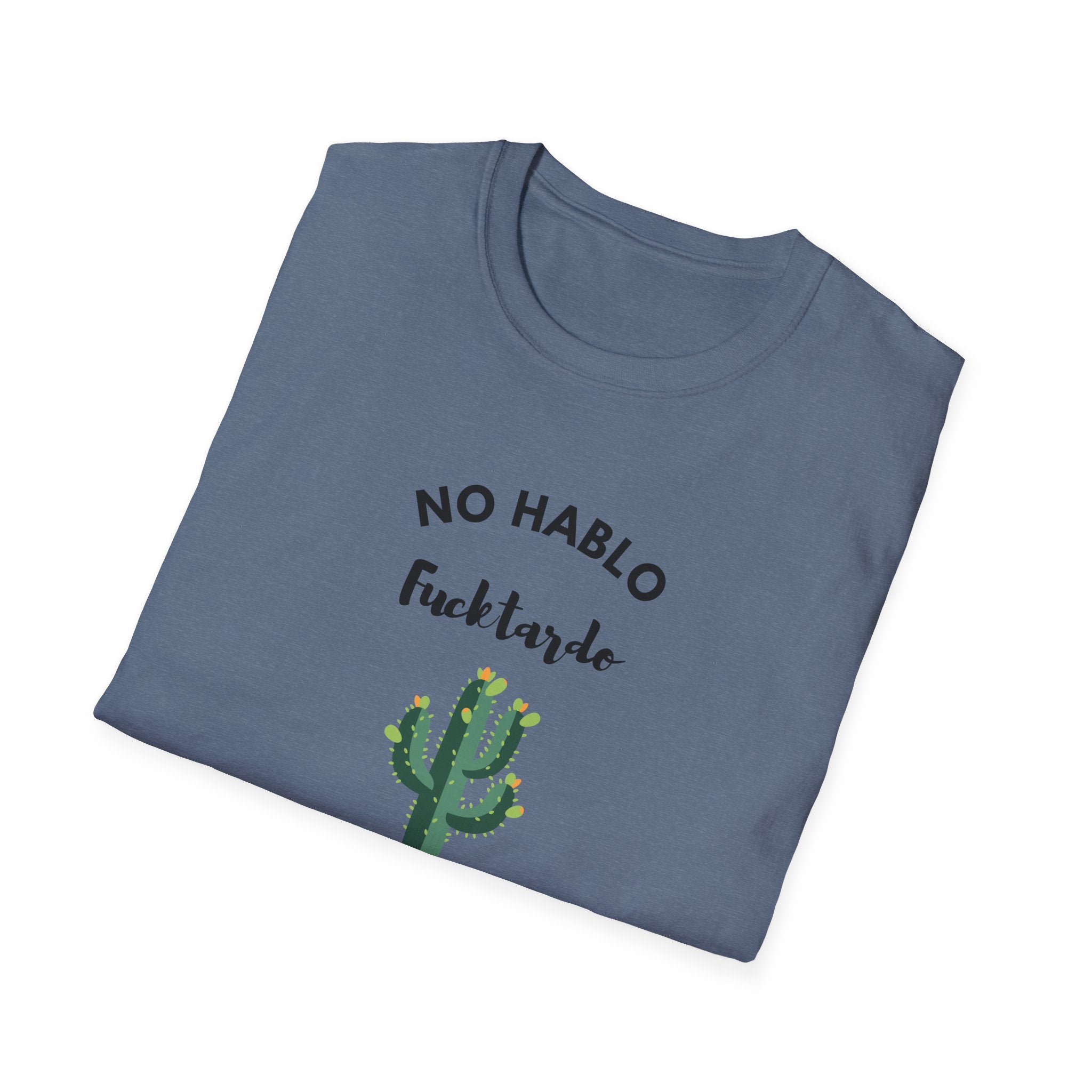 Relaxed Tee - Men & Women - No Hablo with 1 Cactus