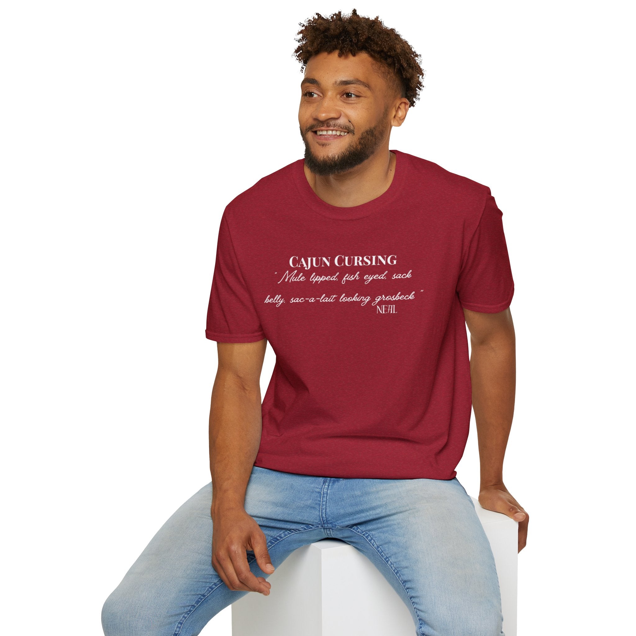 Men's Soft Tee - Relaxed Fit - Cajun Cursing