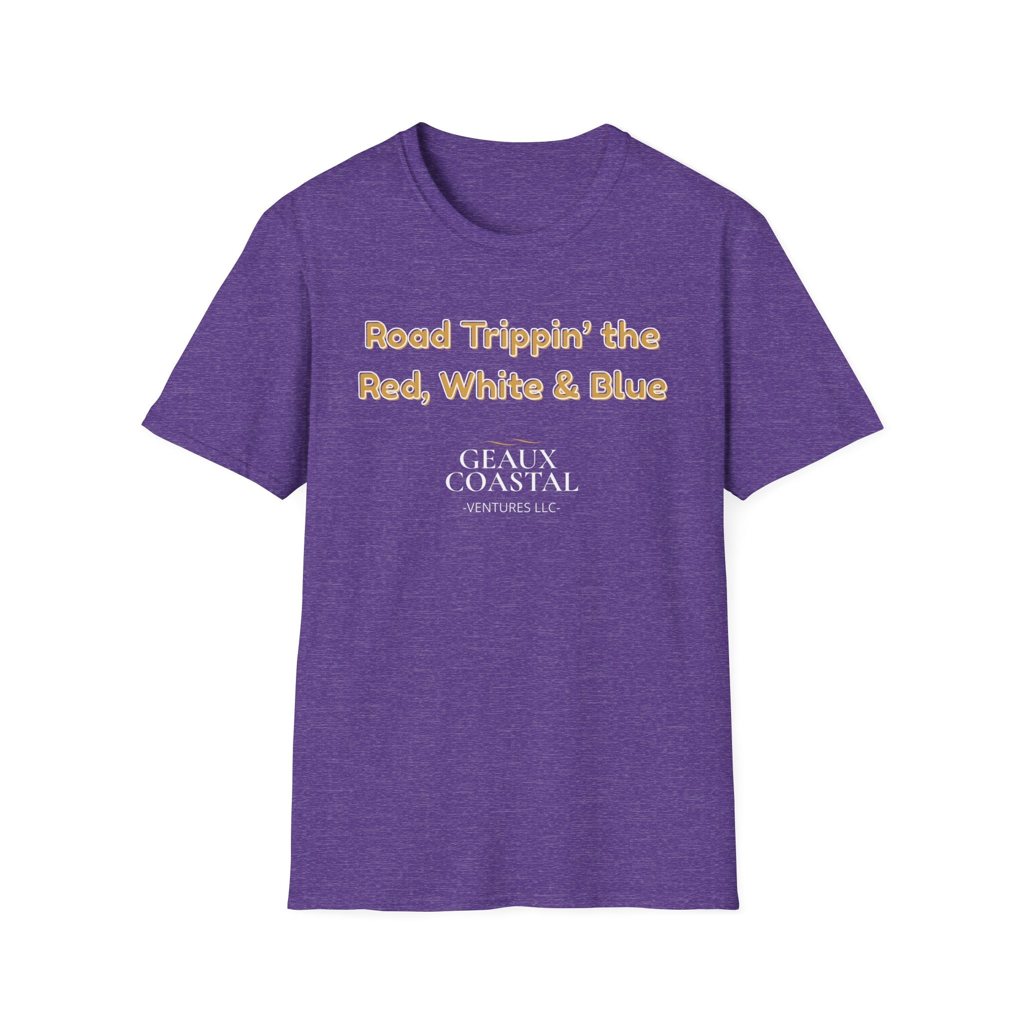 Men or Women Relaxed Soft Tee -  Road Tripping the USA