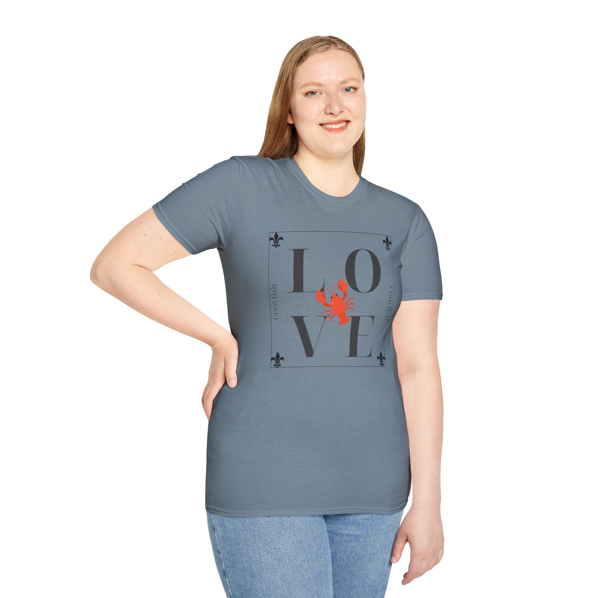 Unisex Soft Relaxed Tee - Crawfish Love (Men & Women)