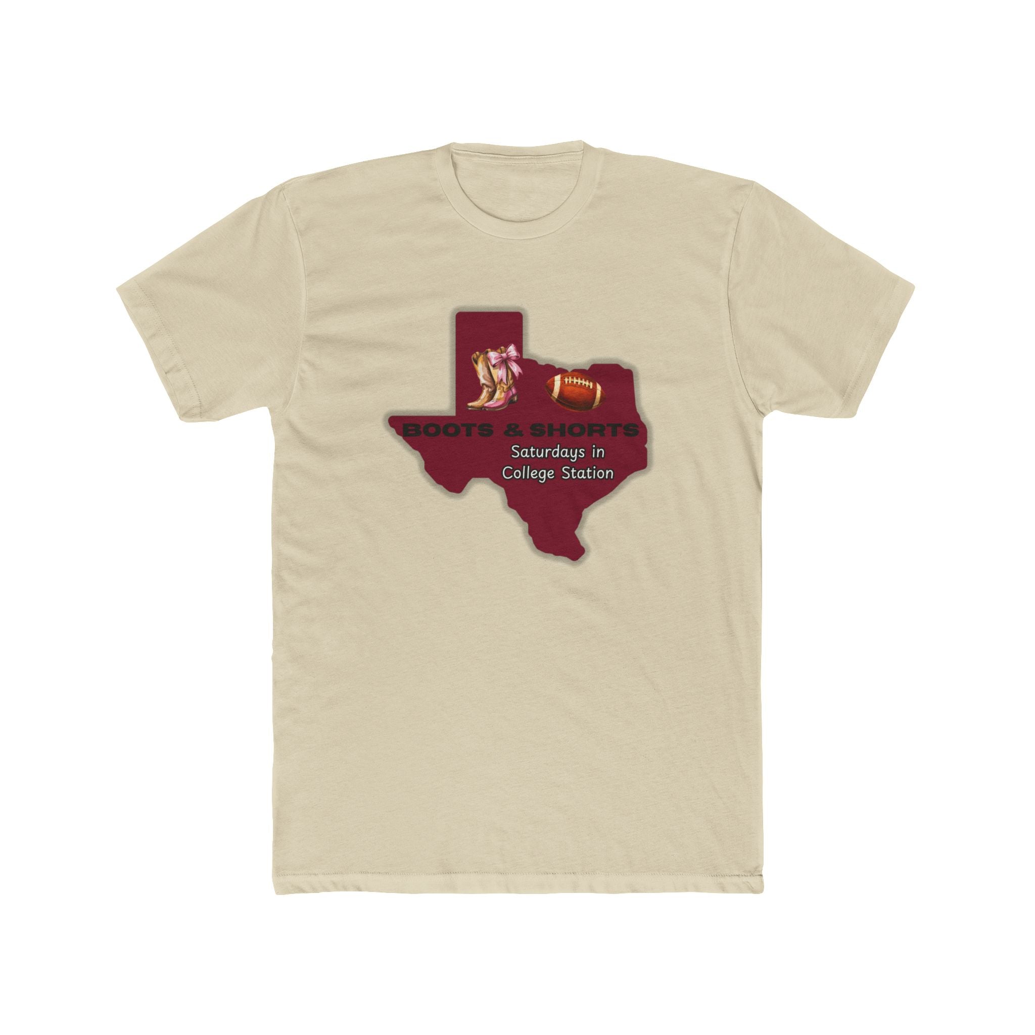 Cotton Comfort Tee - Men & Women -  "Aggies" "Football" "boots"