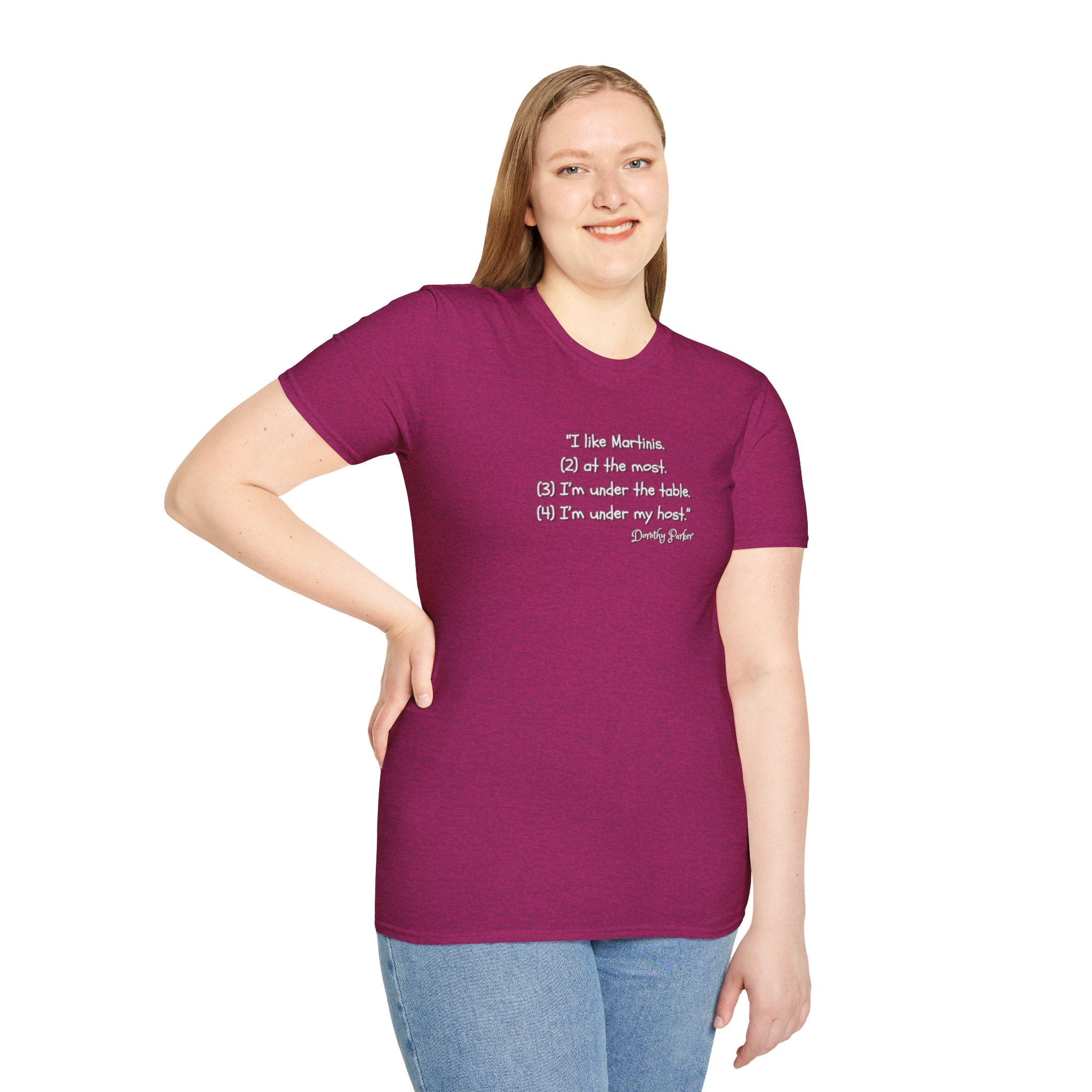 Women's Soft Relaxed Tee - Martinis