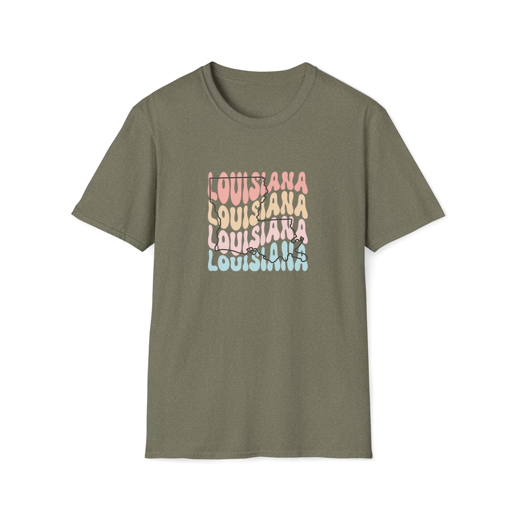 Womens Soft Relaxed Tee - Louisiana