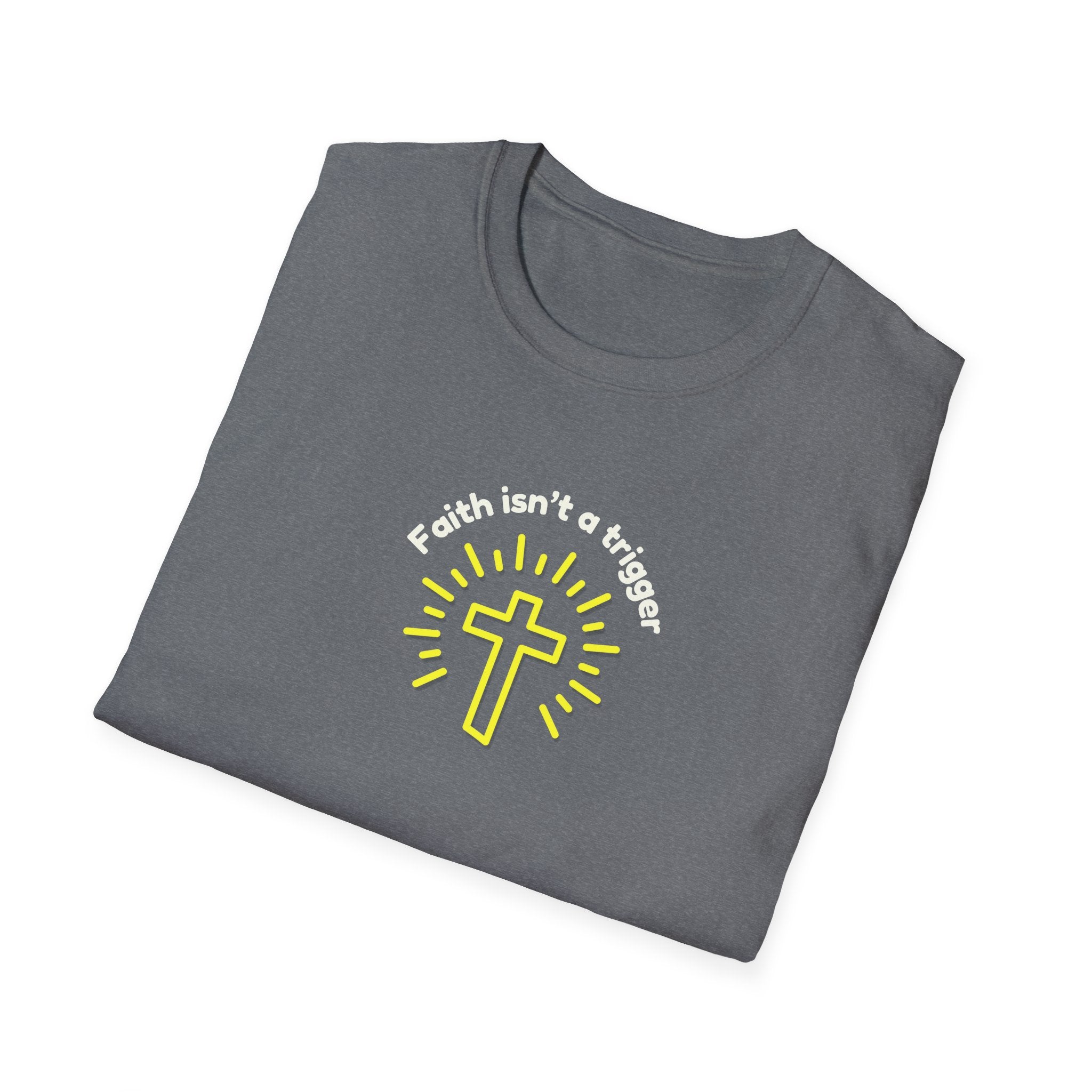 Men's Soft Relaxed tee - Faith isn't a trigger