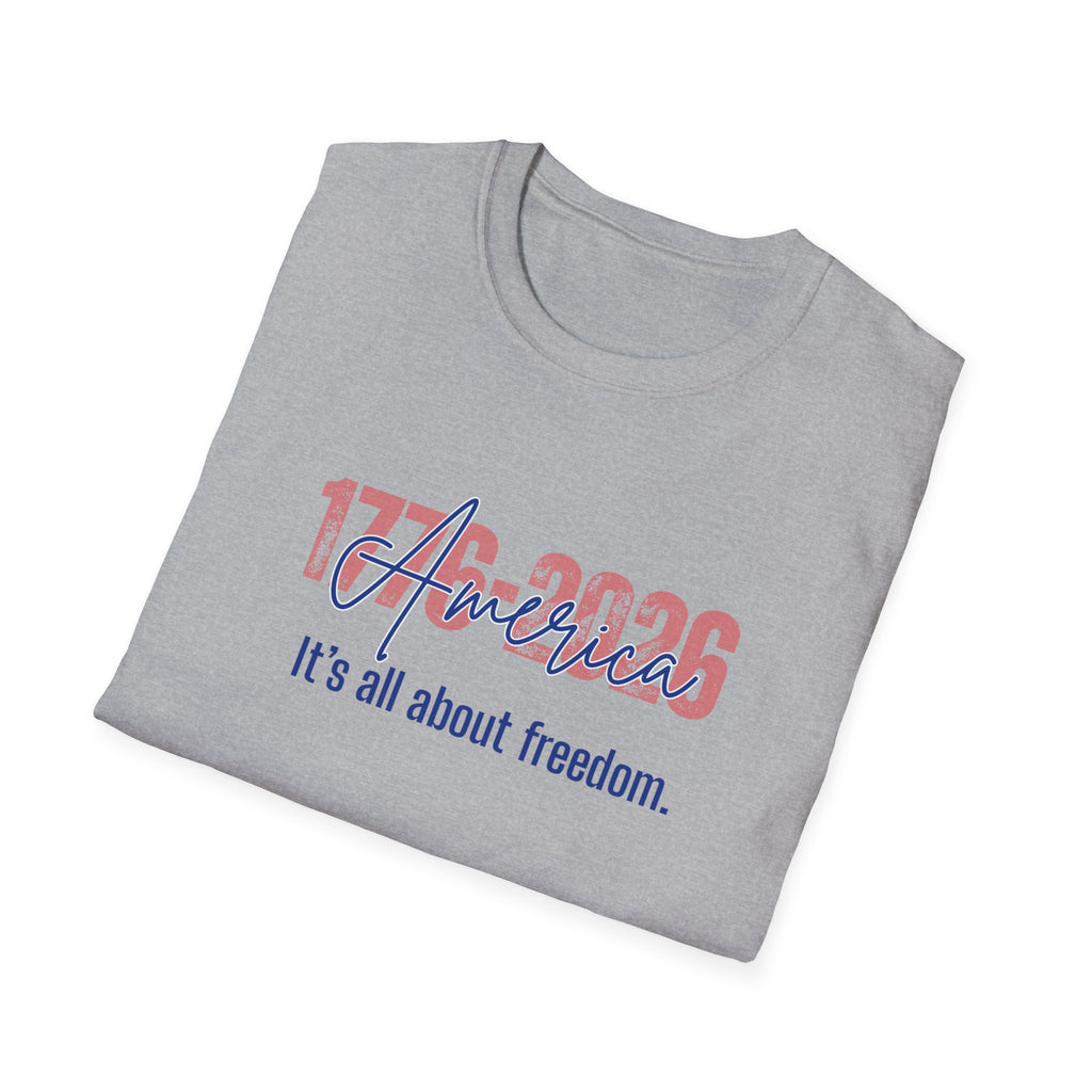 Relaxed Soft Tee Men & Women Its all about freedom