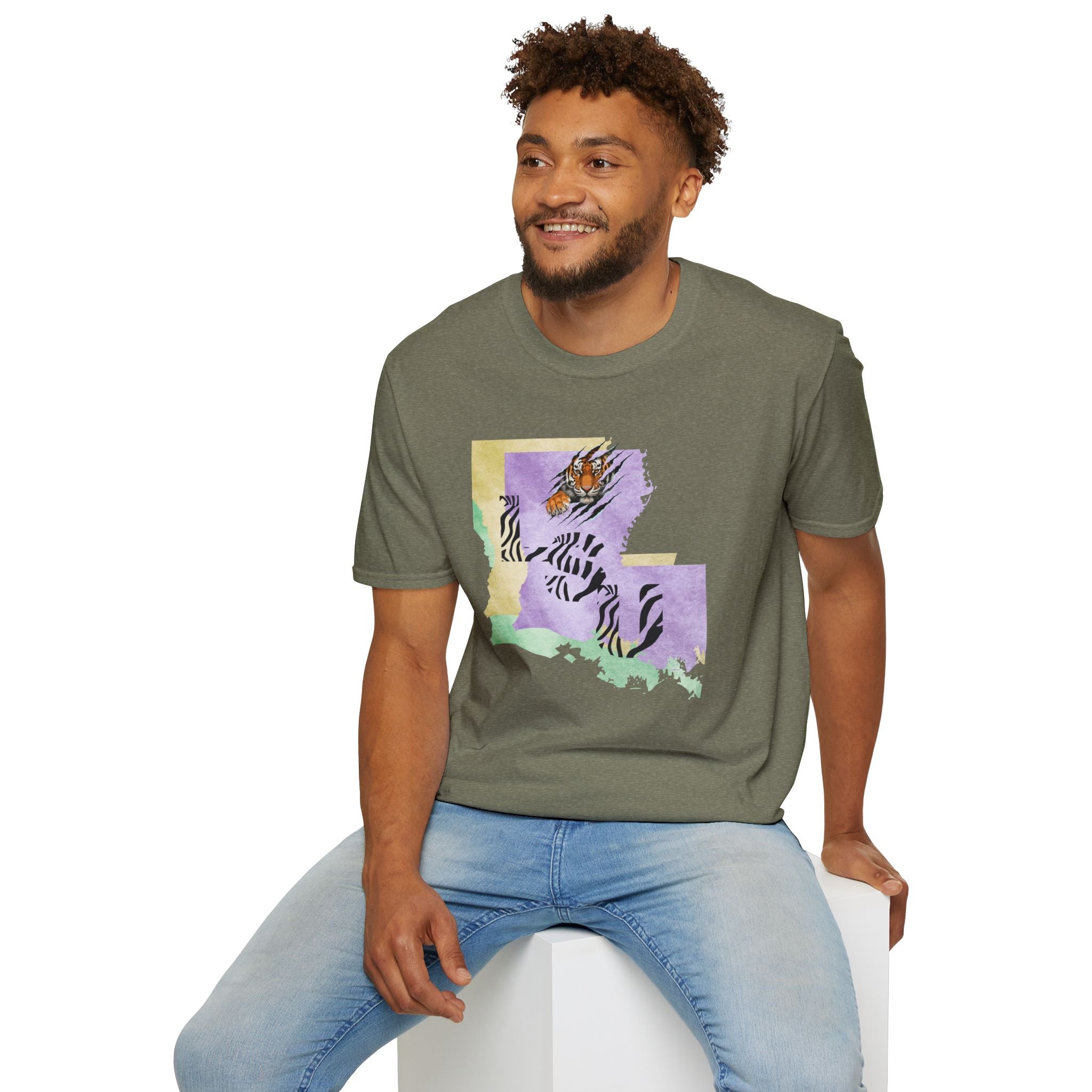 Mens Soft and Relaxed T Shirt - LSU Tigers