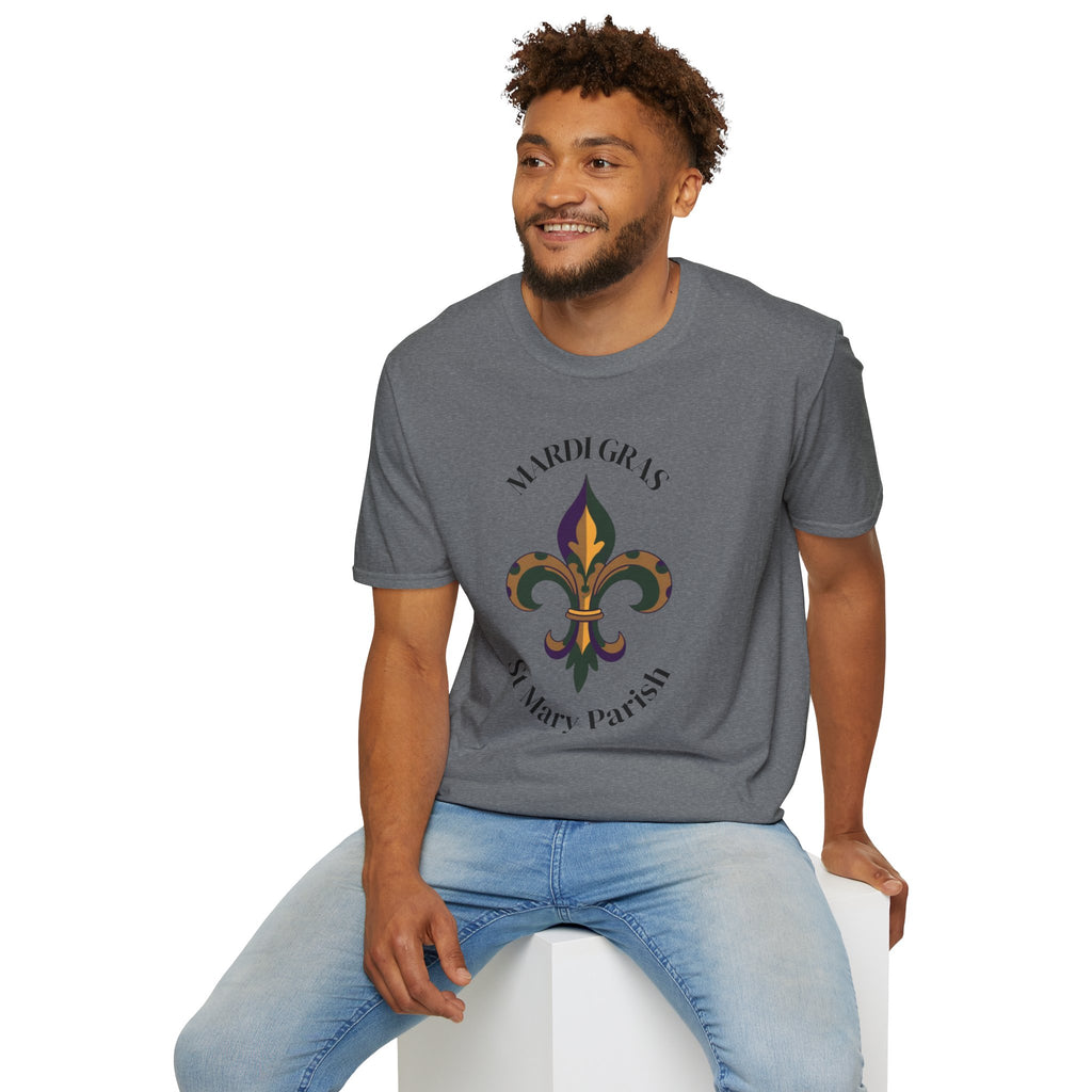 Relaxed Tee Men and Women- Mardi Gras St Mary Parish