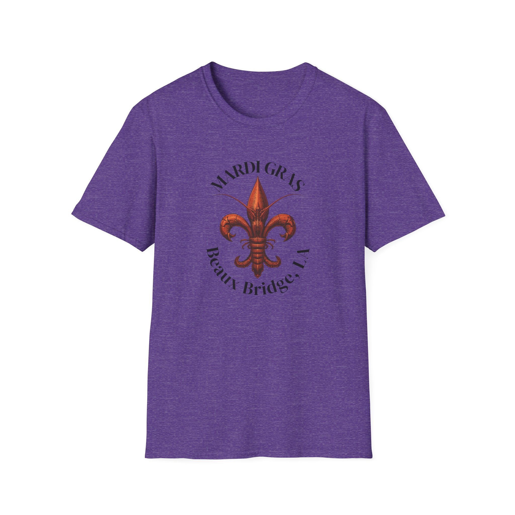 relaxed mens tee - beaux bridge mardi gras