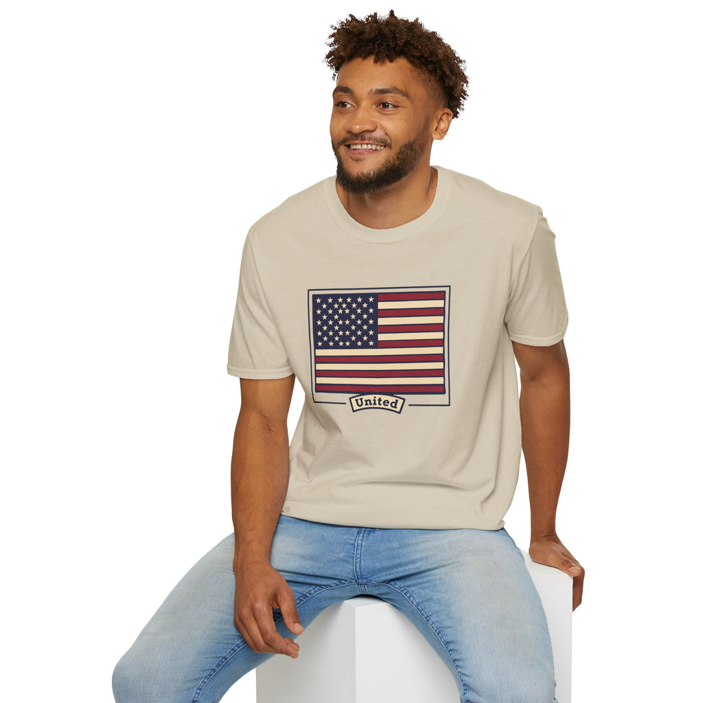 Men and Women - Regular Fit - American Flag and George Washington