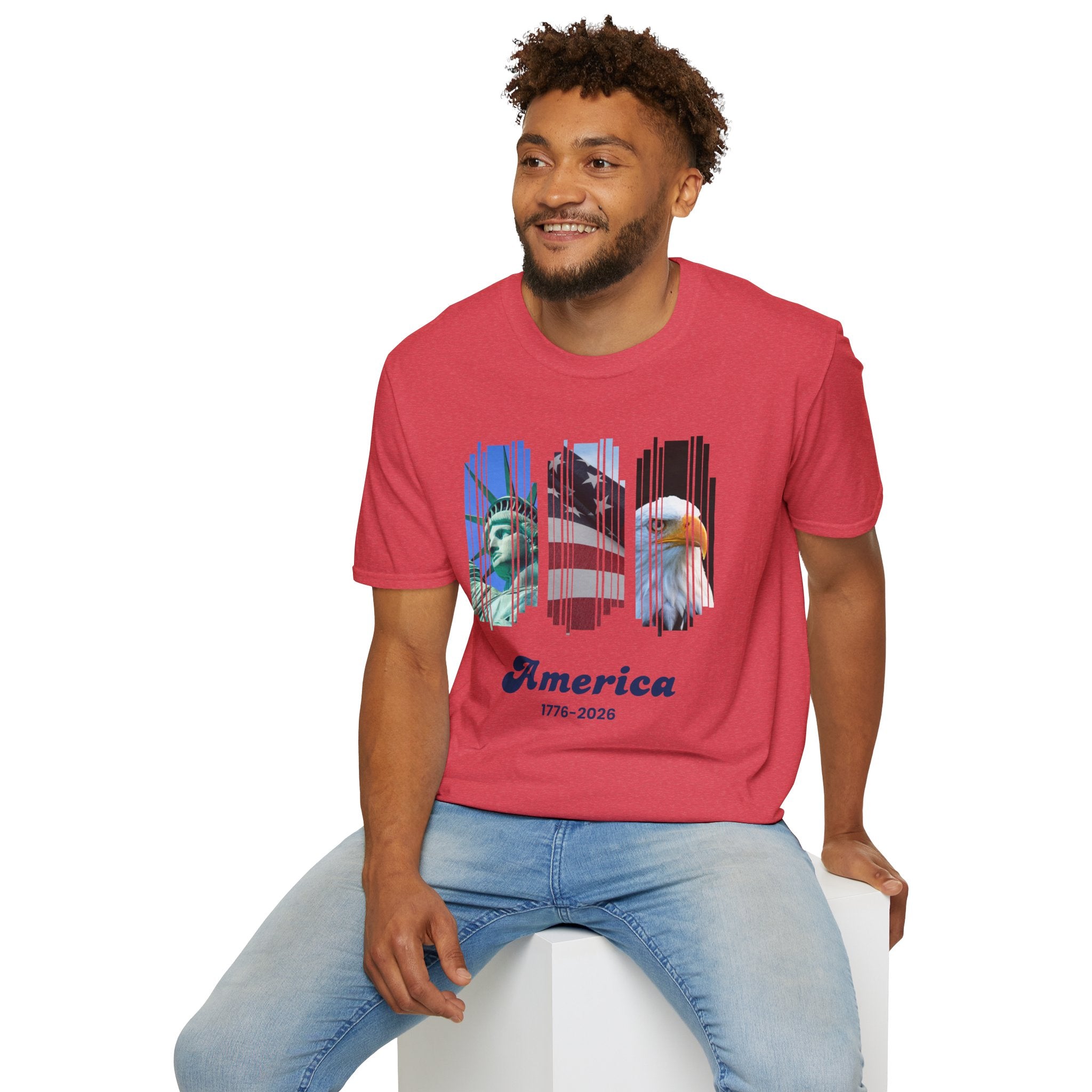 Relaxed Soft Tee - Men and Women - America