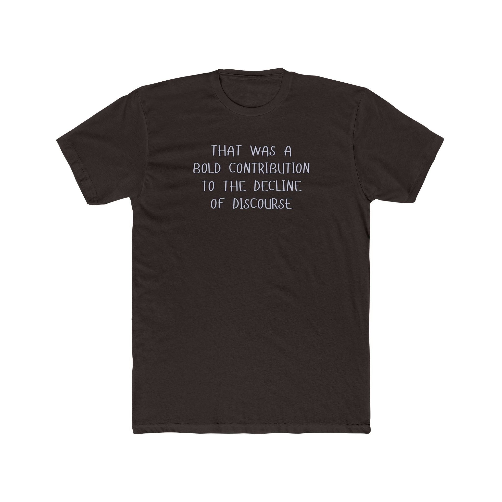 Relaxed Men's Tee - "Bold Contribution"