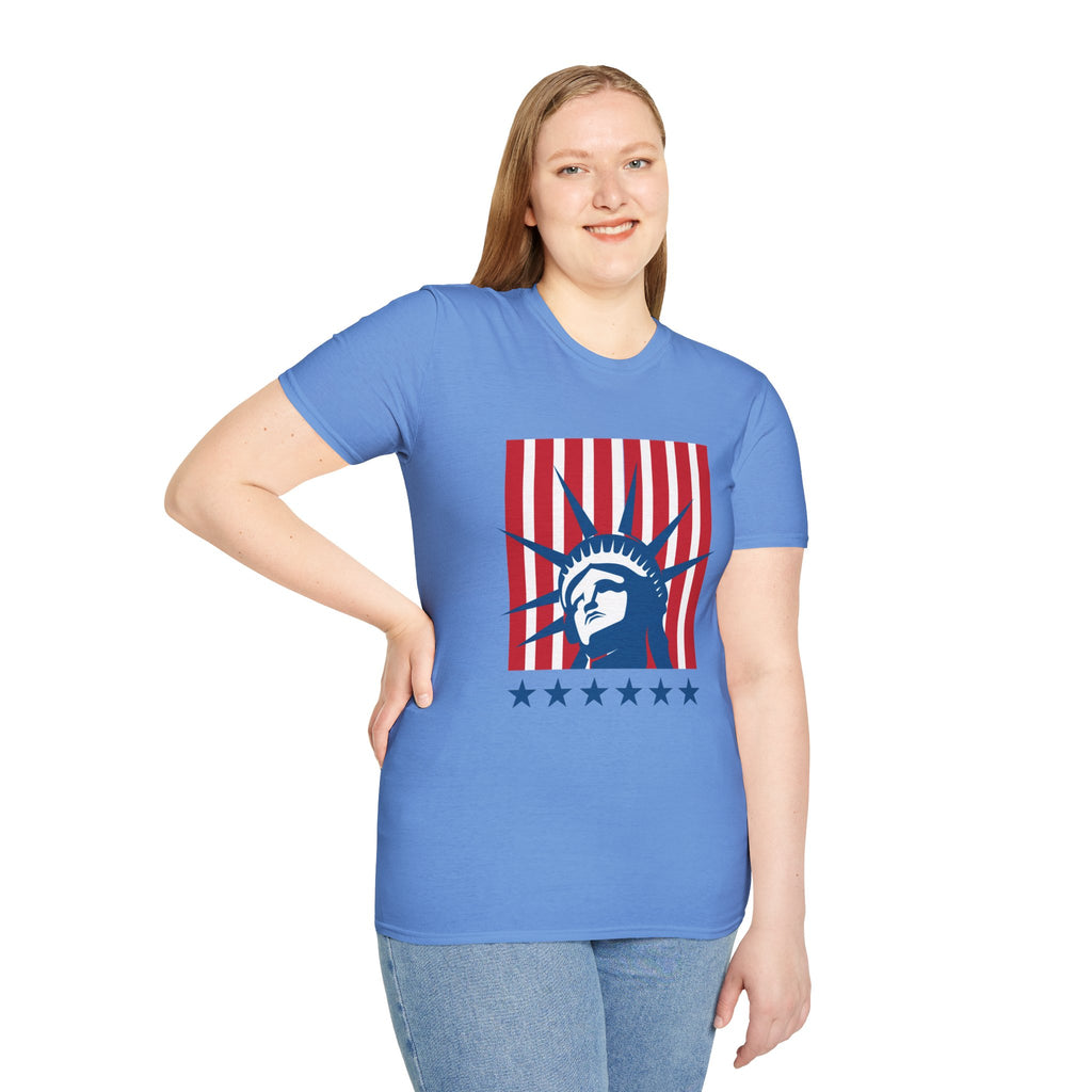 Relaxed Tee for Men & Women- Statue of Liberty