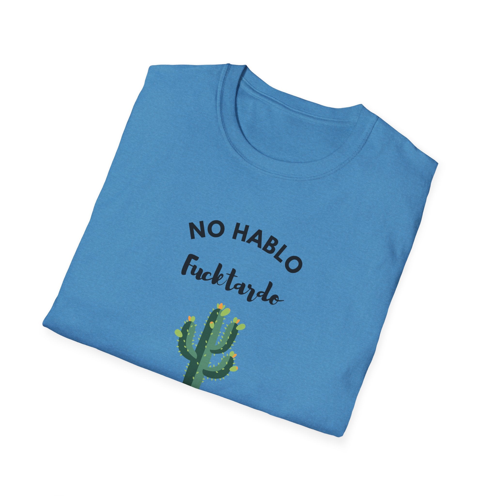 Relaxed Tee - Men & Women - No Hablo with 1 Cactus