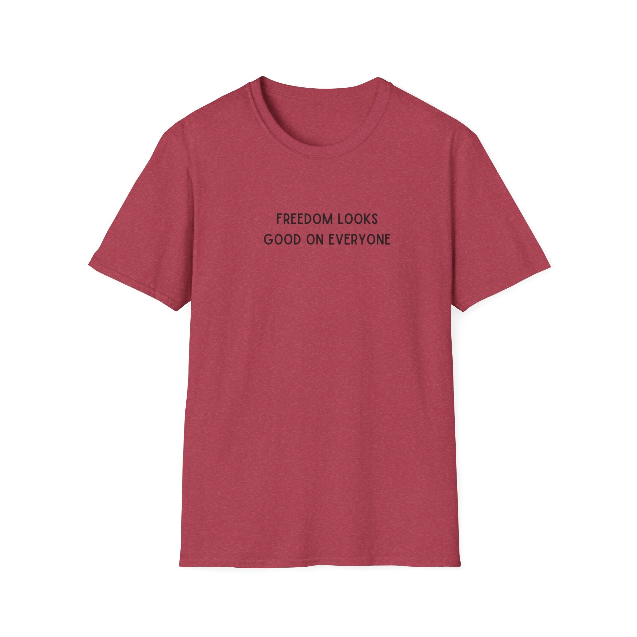 Mens Super Soft Relaxed Tee - Freedom Looks Good