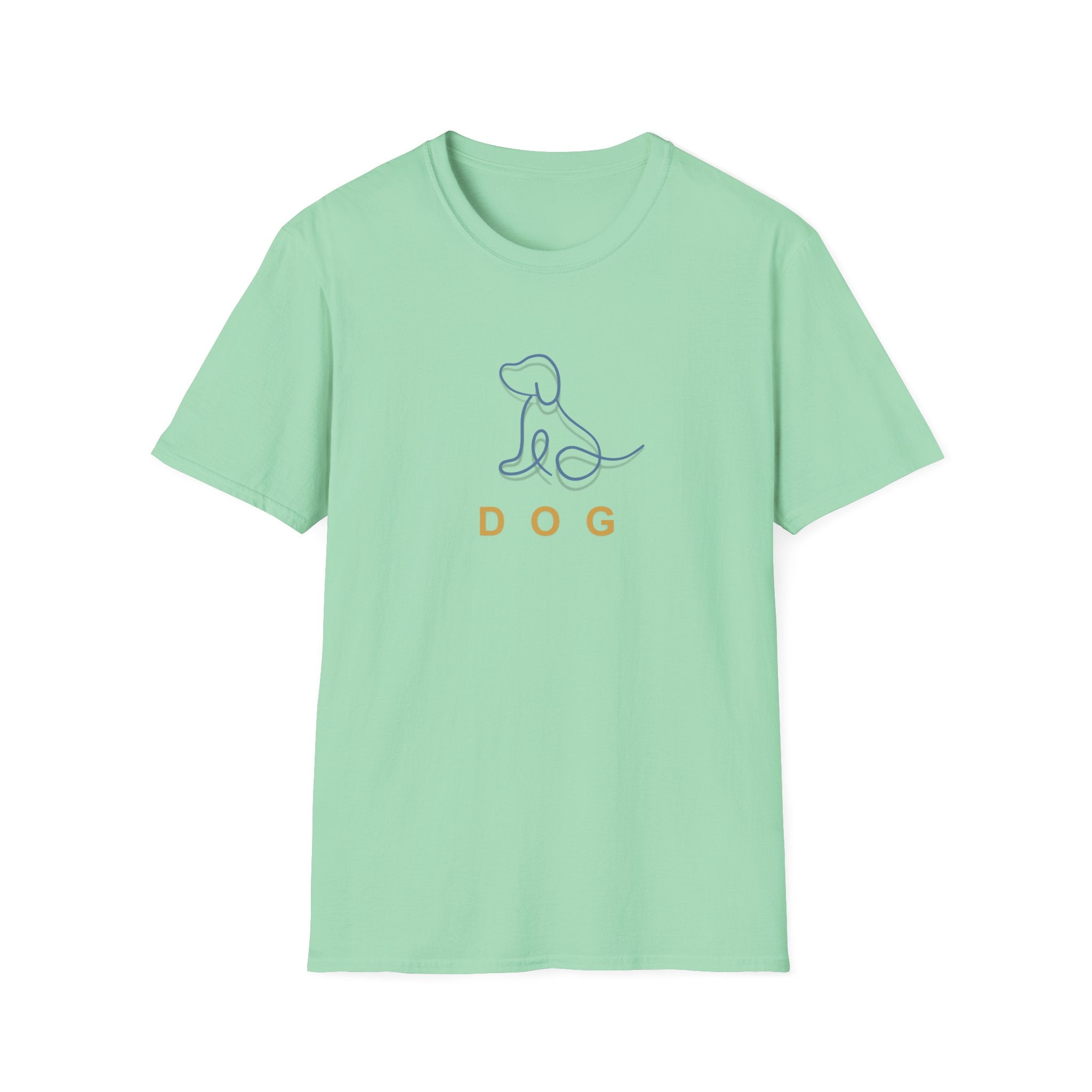 Men and Women Dog Soft Relaxed T Shirt