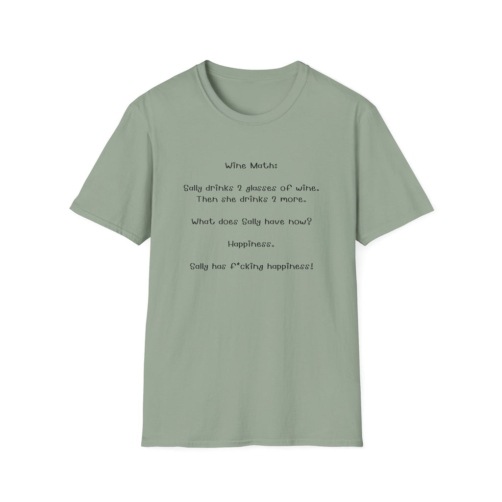Woman Soft T Shirt - Regular Fit - Wine Math