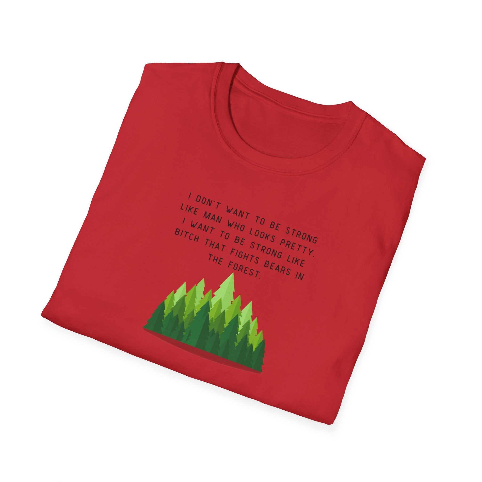 Women's Soft Relaxed Tee - Strong Women - bear