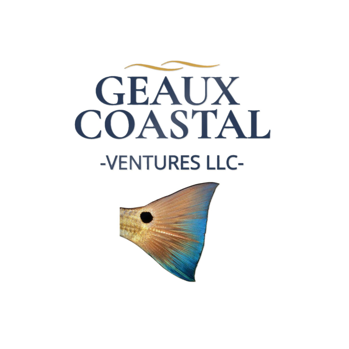 Geaux Coastal Venture Stickers - Redfish Fin (Tail)