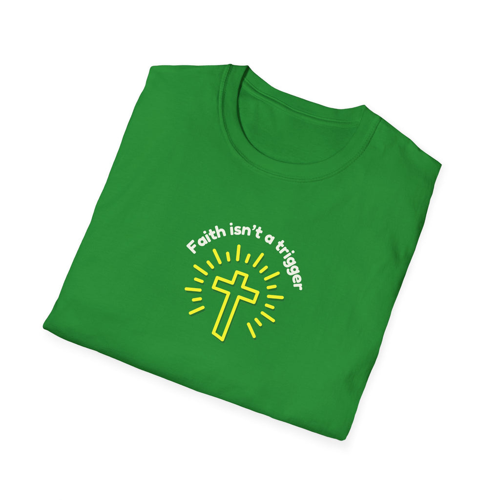 Men's Soft Relaxed tee - Faith isn't a trigger