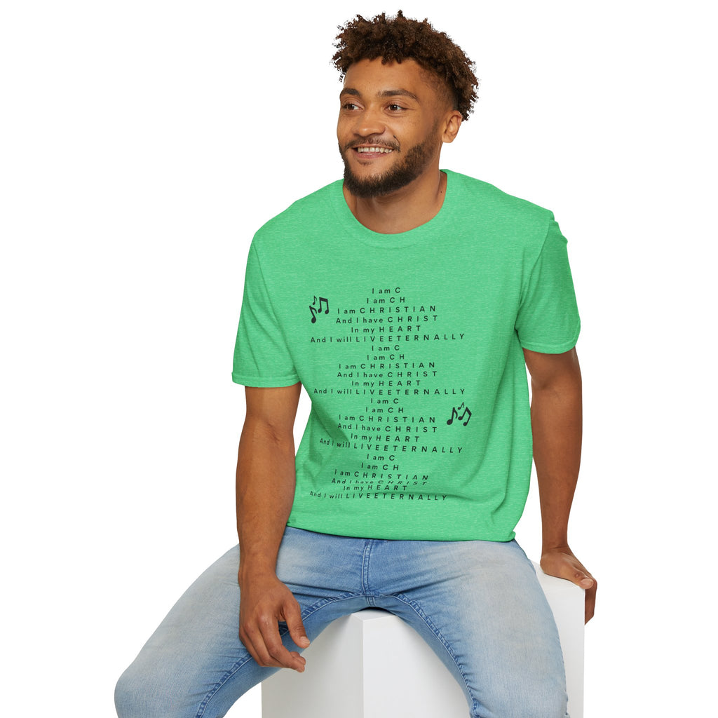 Men & Woman Softstyle T-Shirt - "C-h-r-i-s-t-i-a-n" "Song"