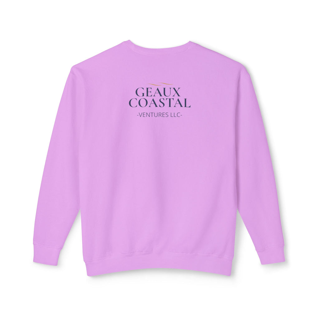 Ladies Lightweight Crewneck Sweatshirt - It's fine but Jesus will know