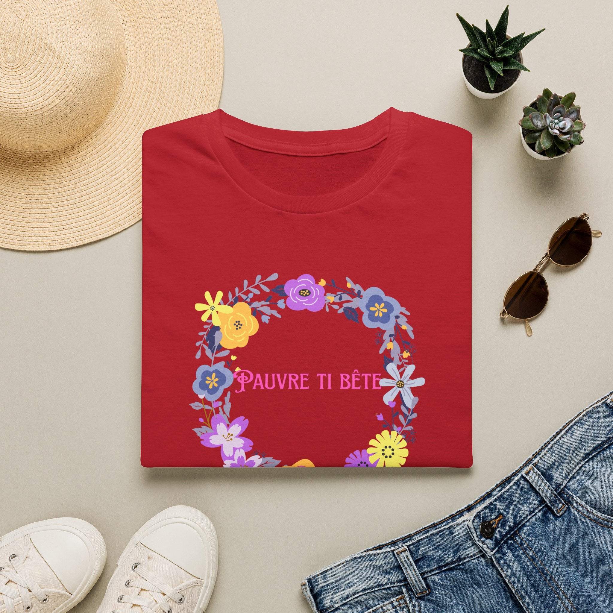 Ladies More Relaxed Soft T Shirt - Pauvre ti bête