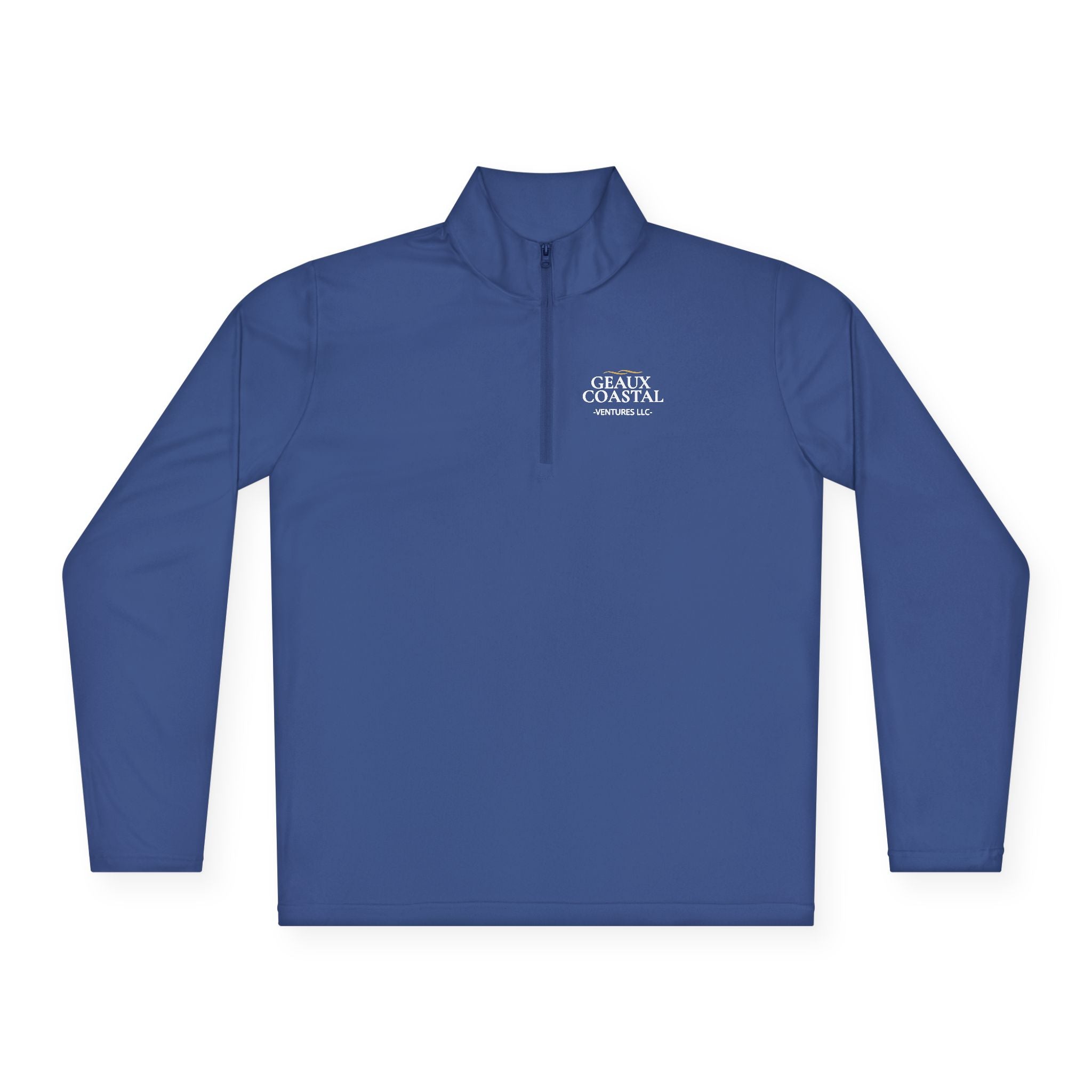 Fishing Quarter-Zip Pullover (Men & Women) -"Geaux Coastal" - Lightweight