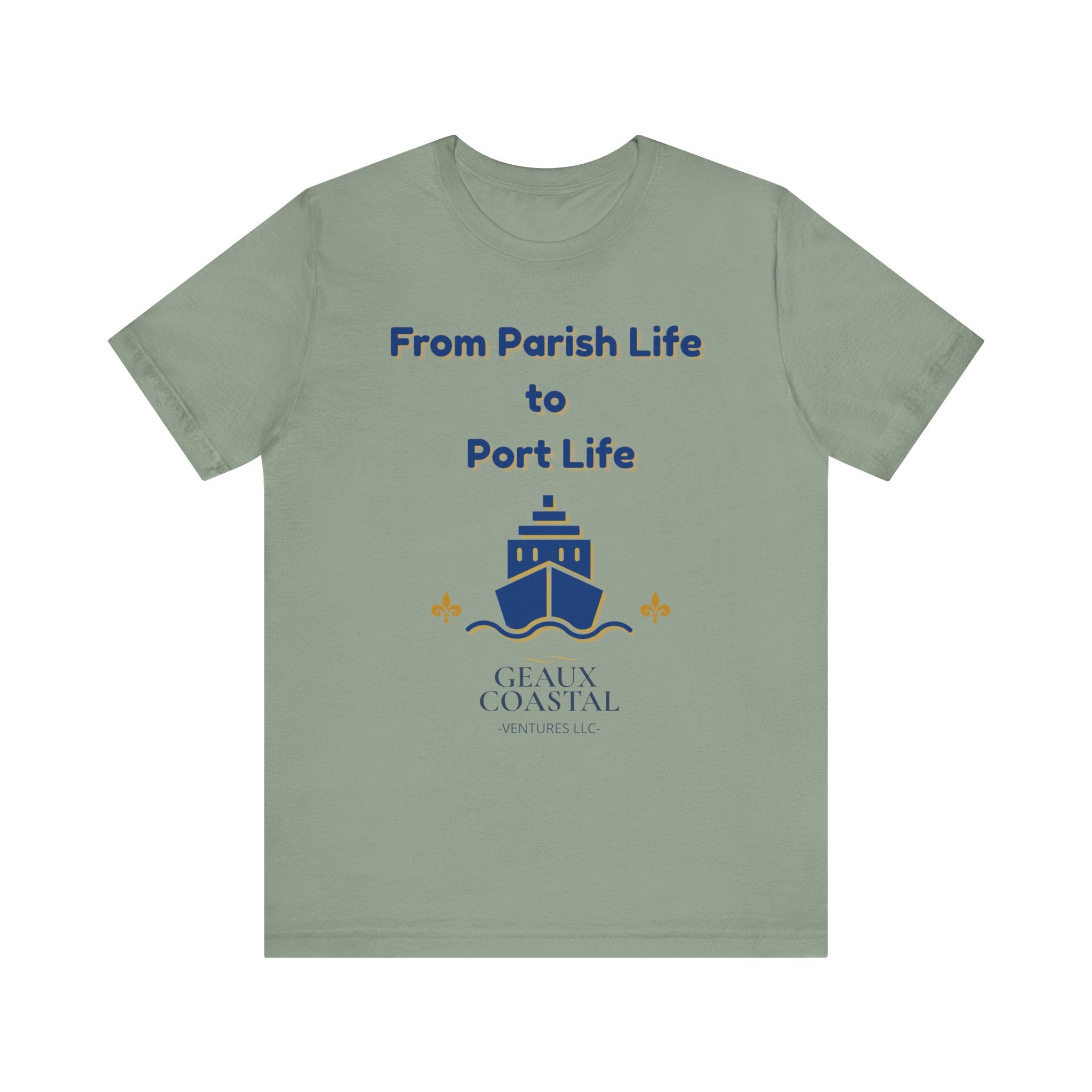Men or Women Relaxed T Shirt - Parish and Port Cruise T Shirt