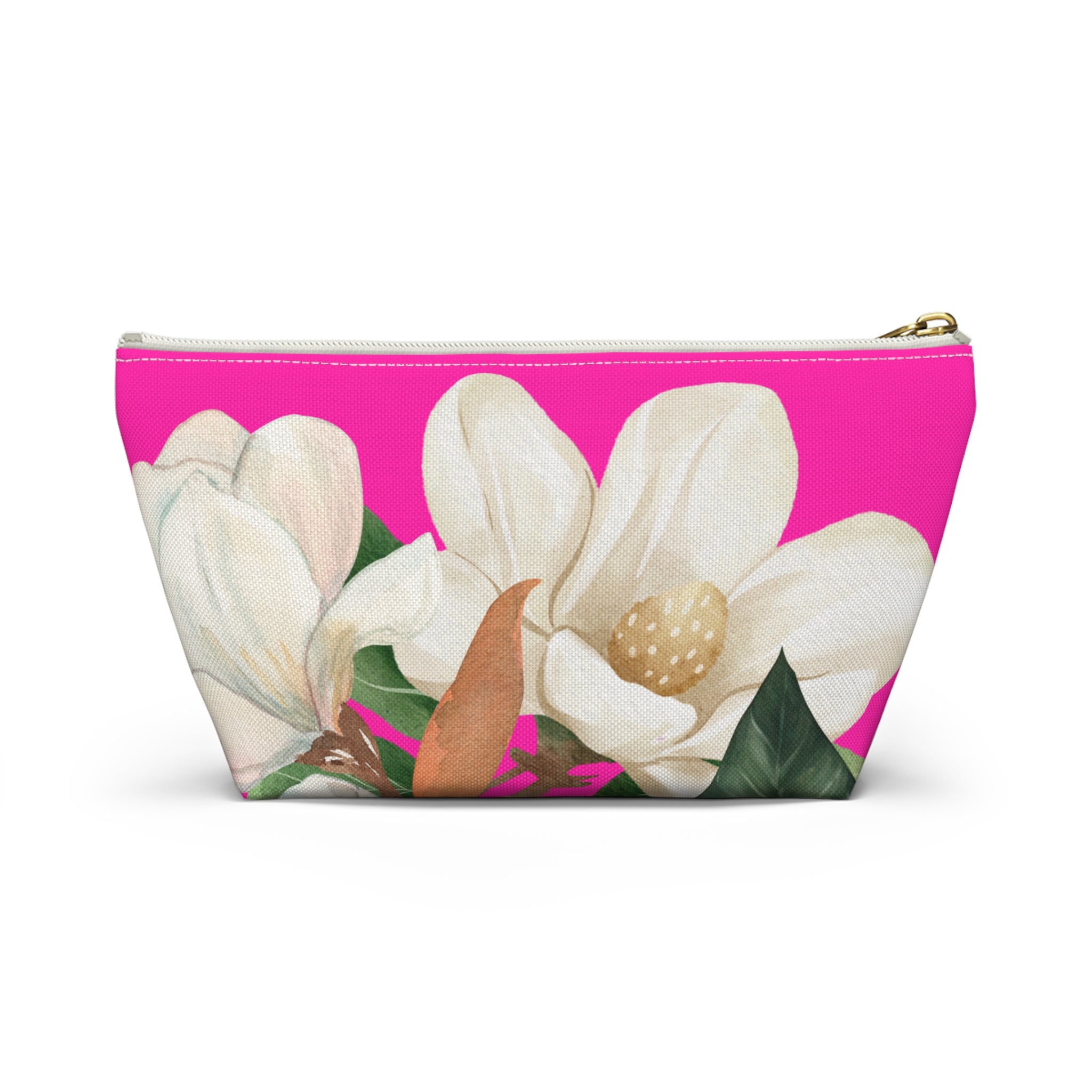 Accessory Pouch w T-bottom - Pink Magnolia