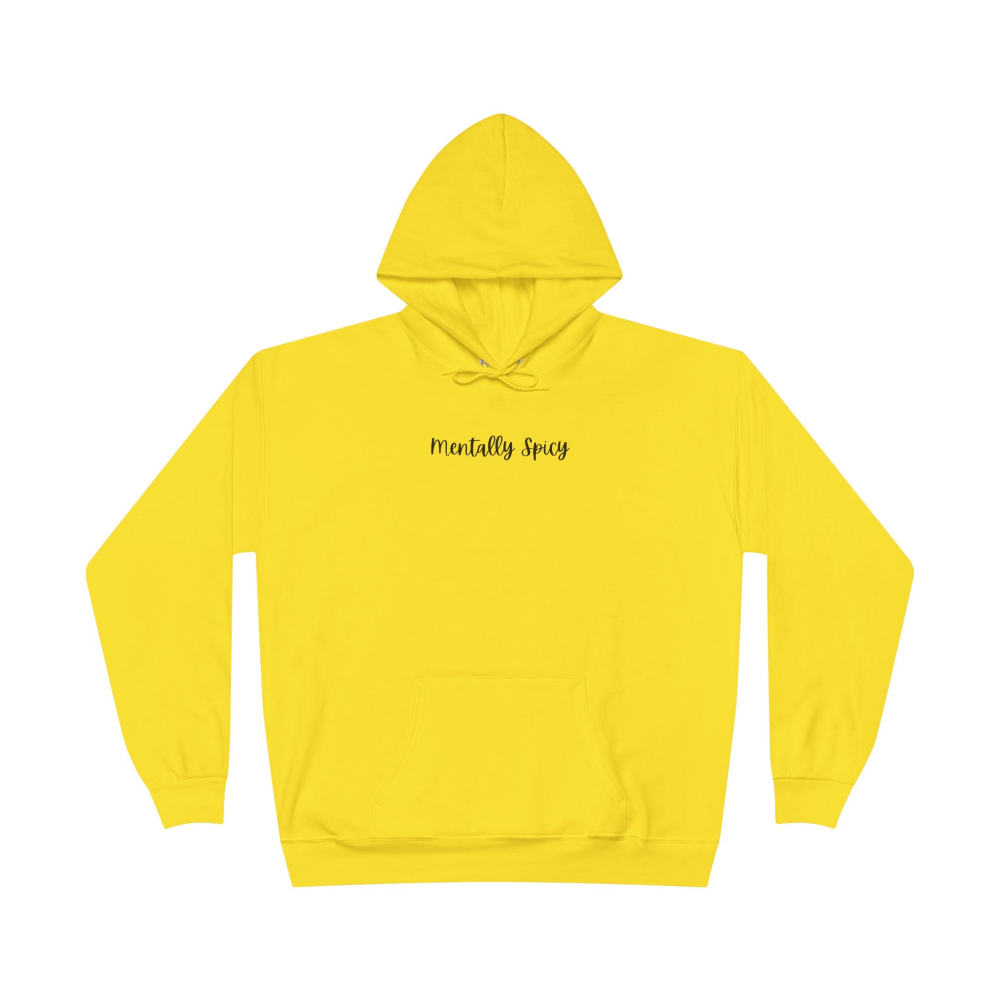 Ladies Pullover Hoodie Sweatshirt - Mentally Spicy  - light colors (relaxed fit)