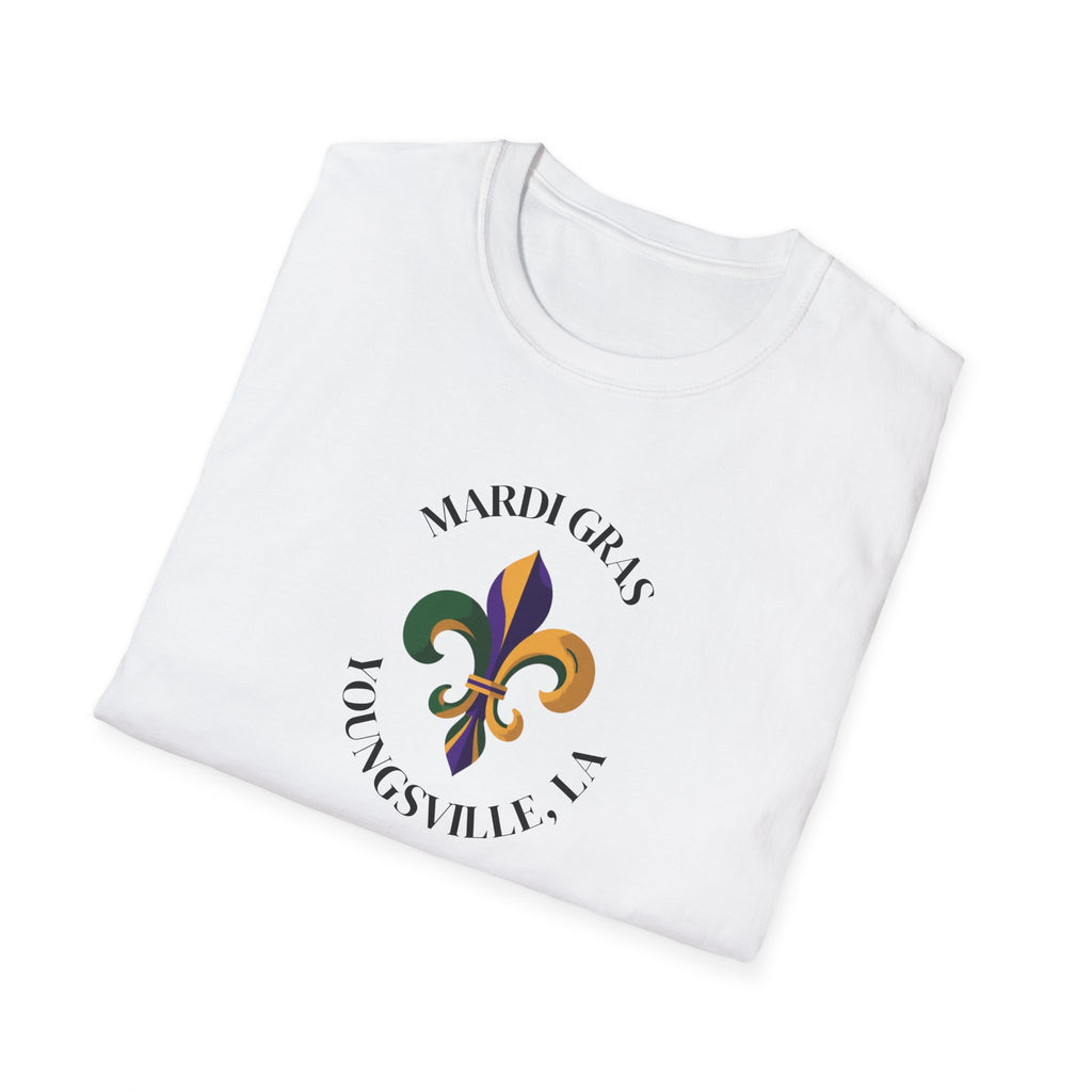 Relaxed Soft T Shirt-  Men and Woman Mardi Gras Youngsville La