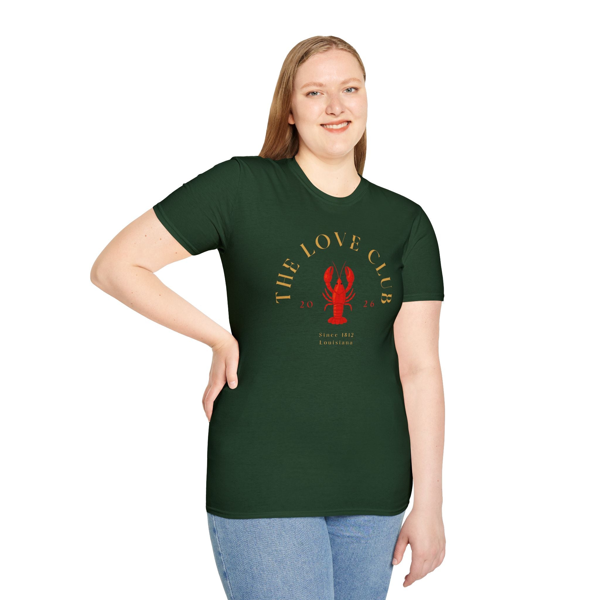 Softstyle Tee - Relaxed Fit  (Men & Women)  Love Club Louisiana