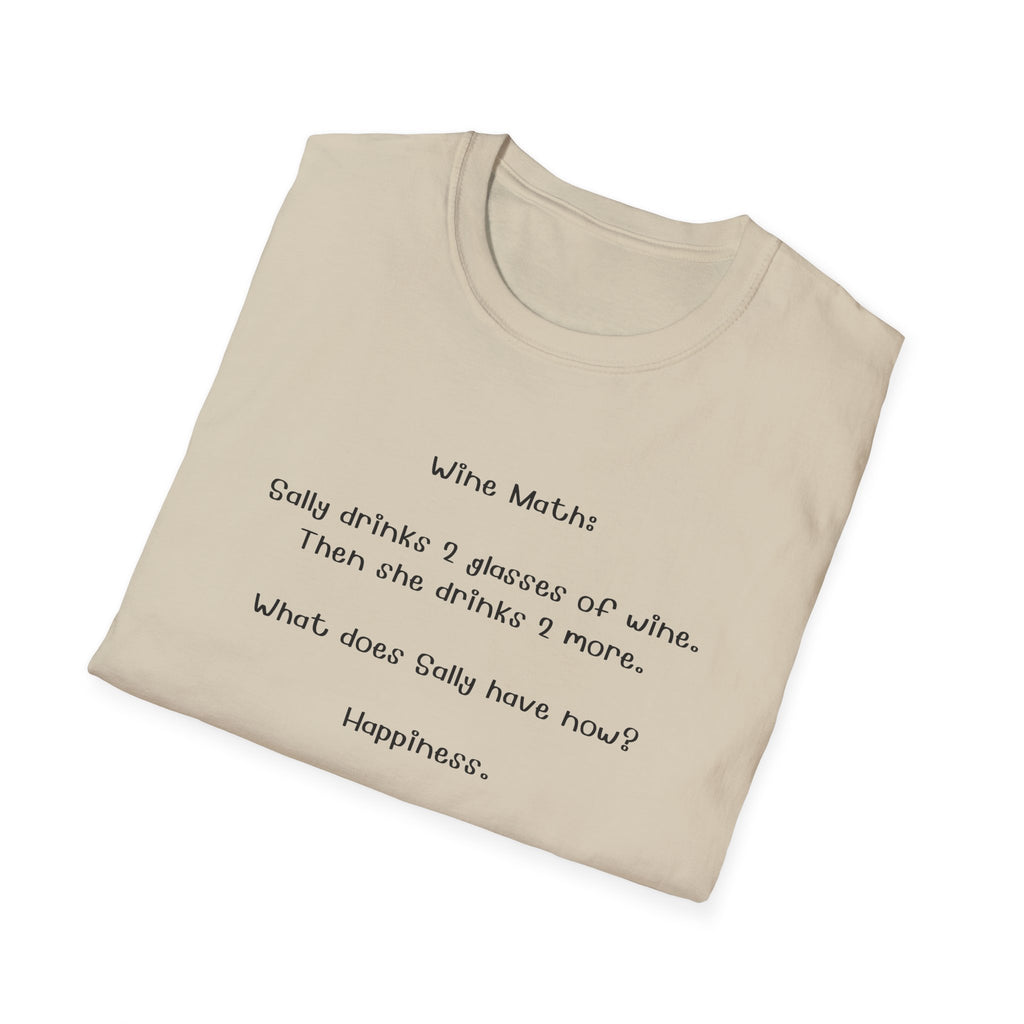 Woman Soft T Shirt - Regular Fit - Wine Math
