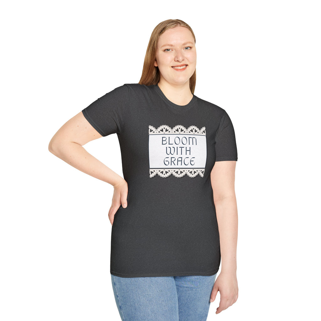 Women's Soft Relaxed Tee -  Bloom with Grace
