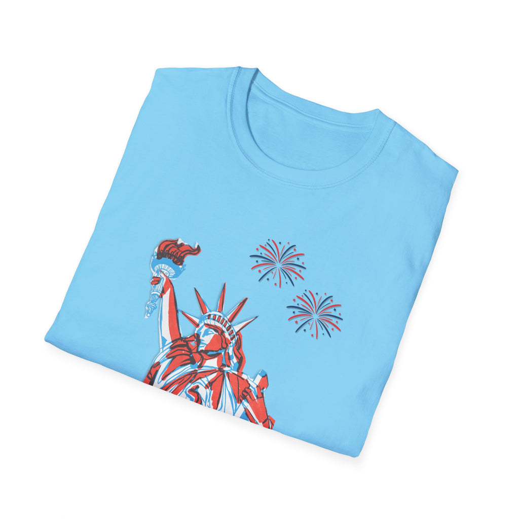 Relaxed Soft Tee- Men & Women - Statue of Liberty 250