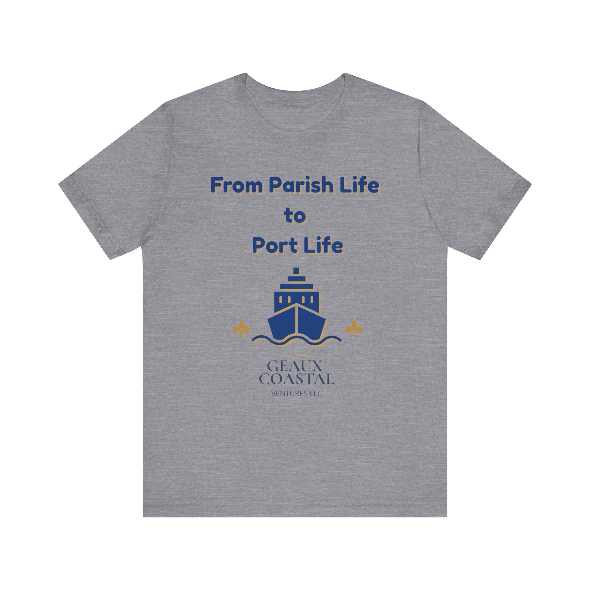 Men or Women Relaxed T Shirt - Parish and Port Cruise T Shirt