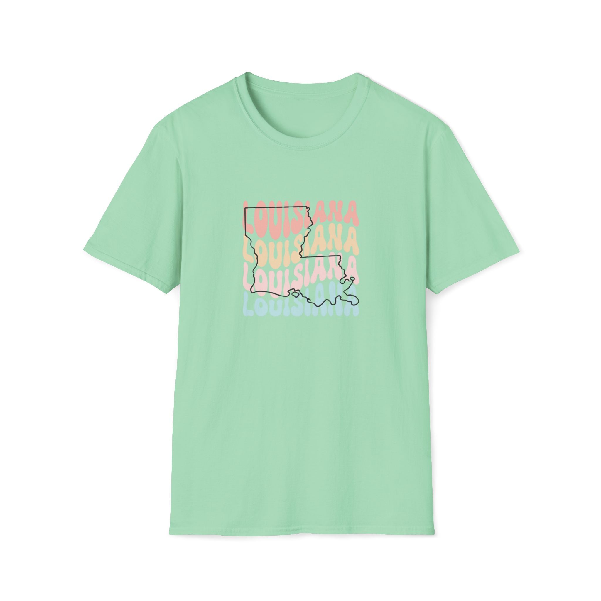 Womens Soft Relaxed Tee - Louisiana