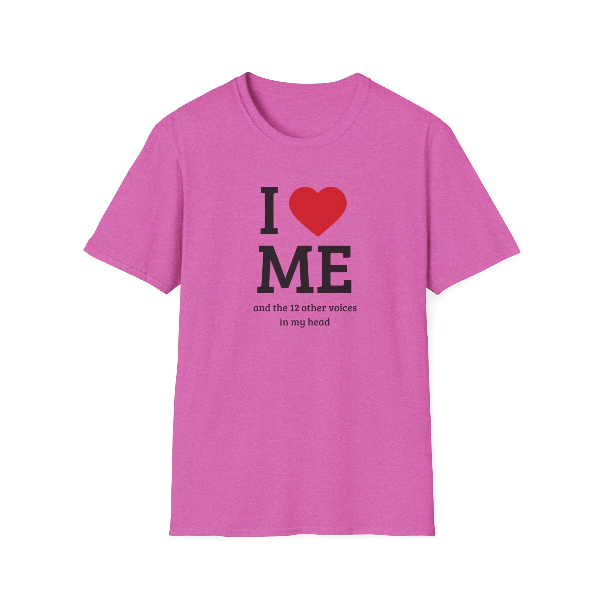 Soft Flexible Tee - Men and Women - I love me and the 12 other voices