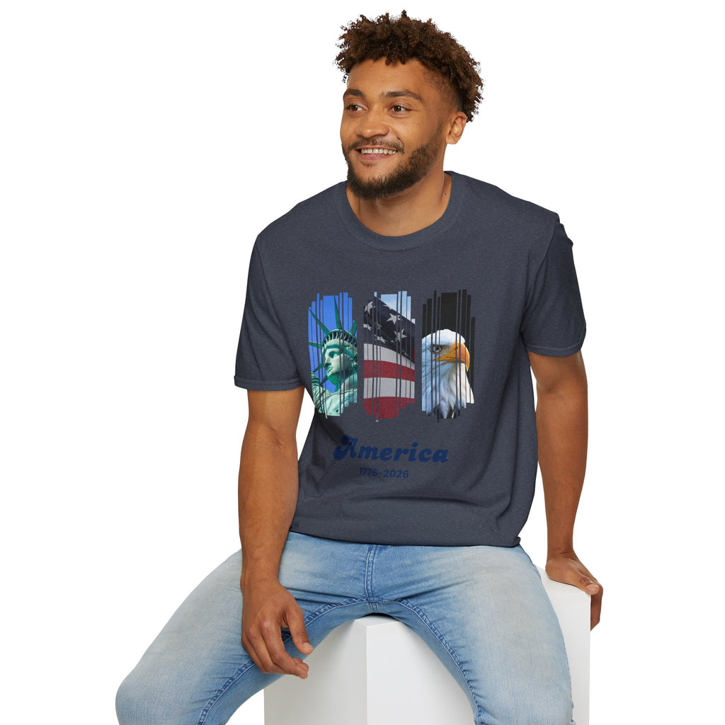 Relaxed Soft Tee - Men and Women - America