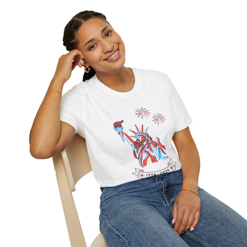 Relaxed Soft Tee- Men & Women - Statue of Liberty 250