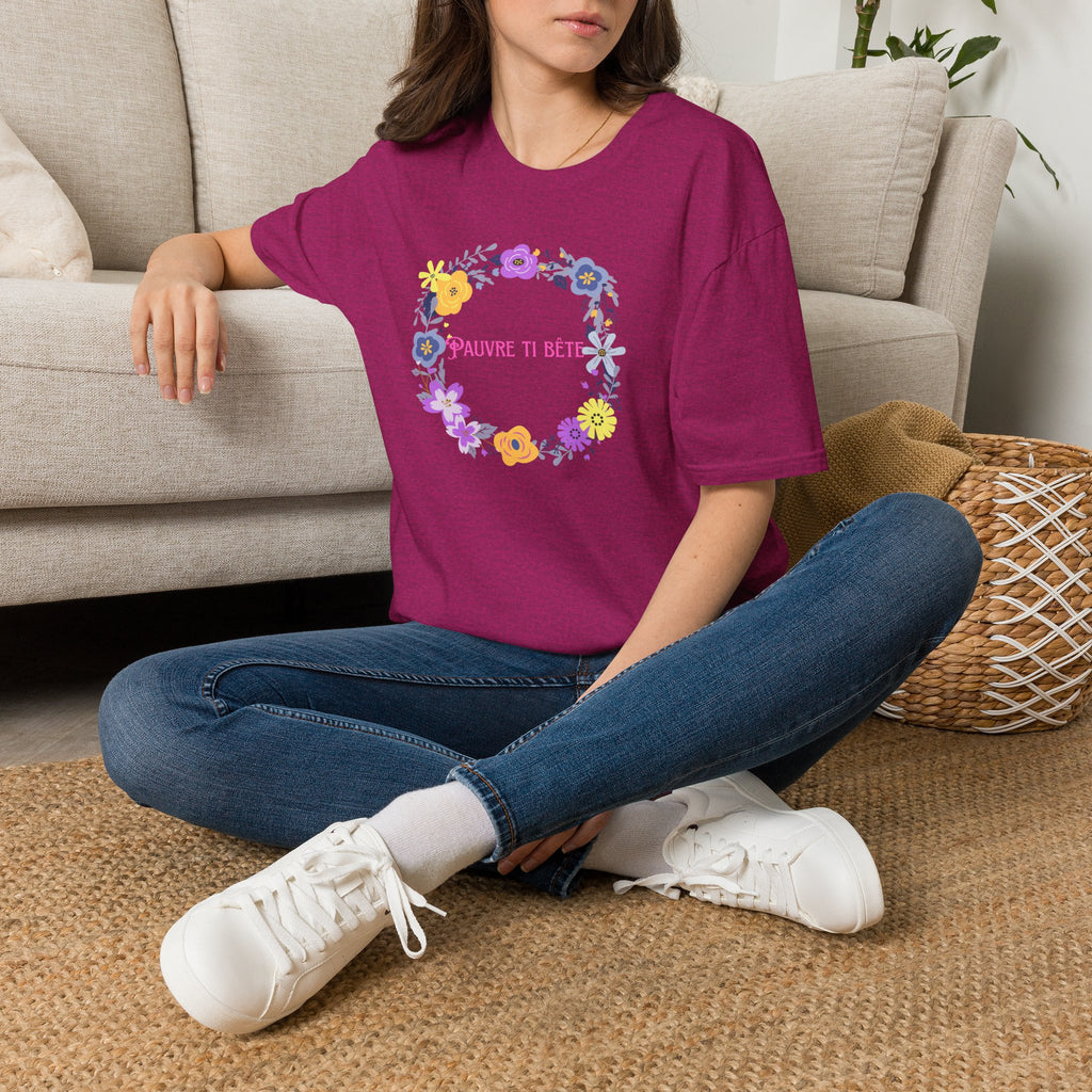 Ladies More Relaxed Soft T Shirt - Pauvre ti bête