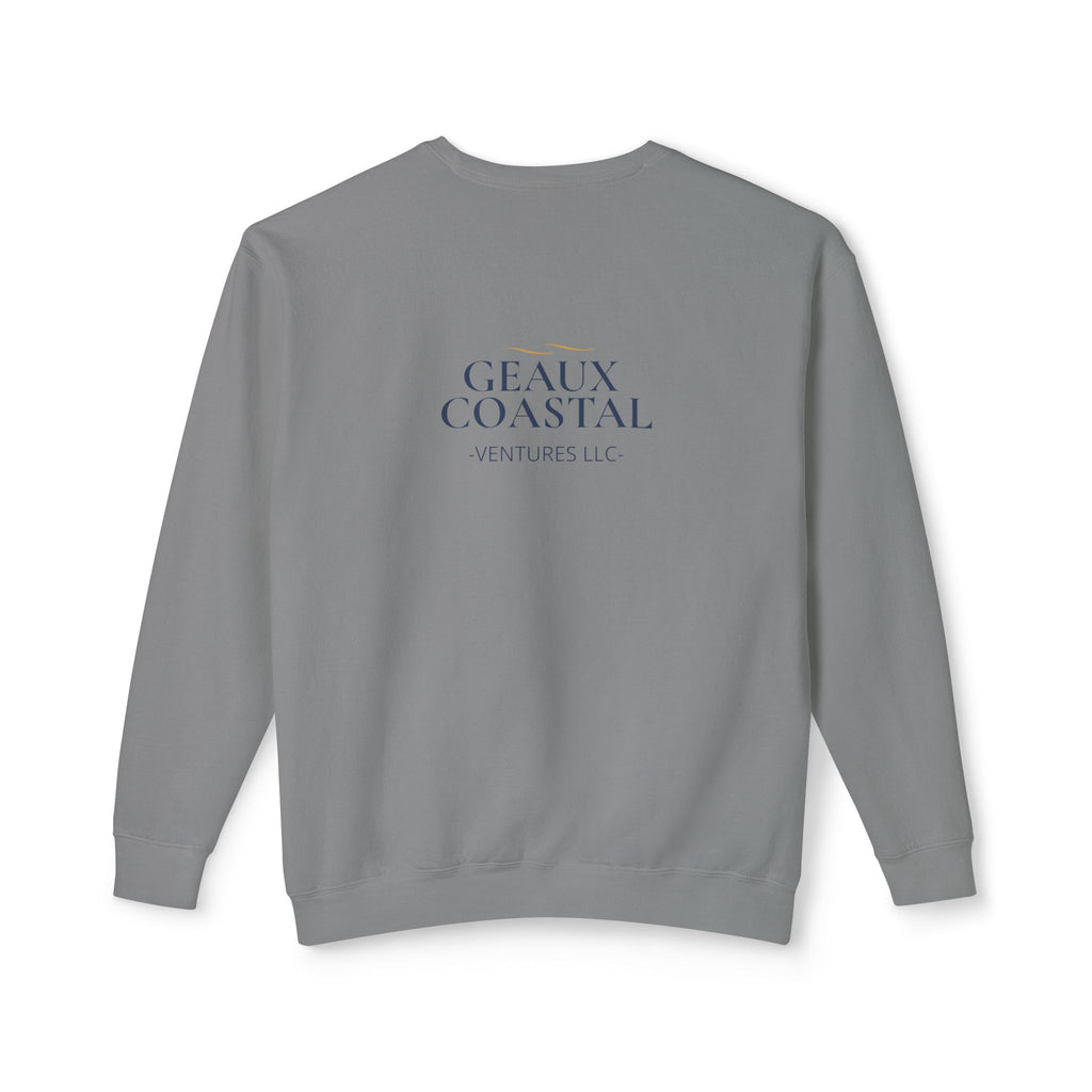 Ladies Lightweight Crewneck Sweatshirt - Champagne is addicted to me