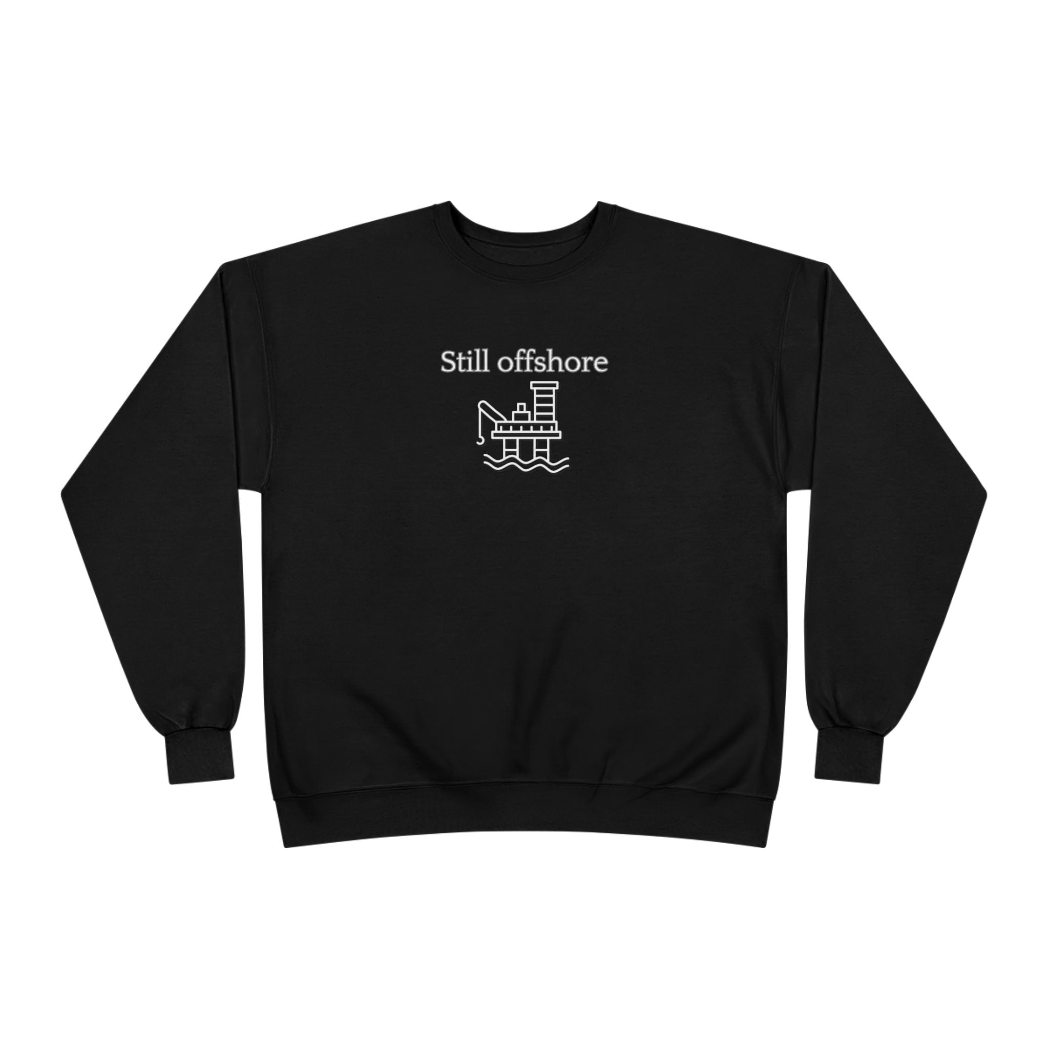 Relaxed Soft Ladies Sweatshirt - He's Offshore - oilfield