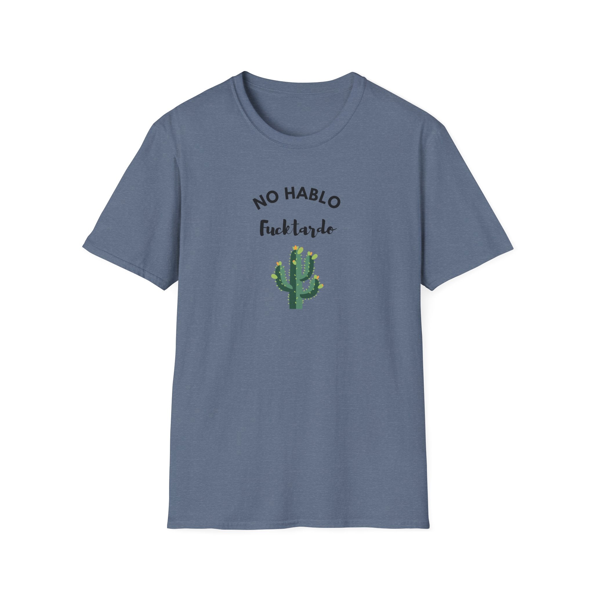 Relaxed Tee - Men & Women - No Hablo with 1 Cactus