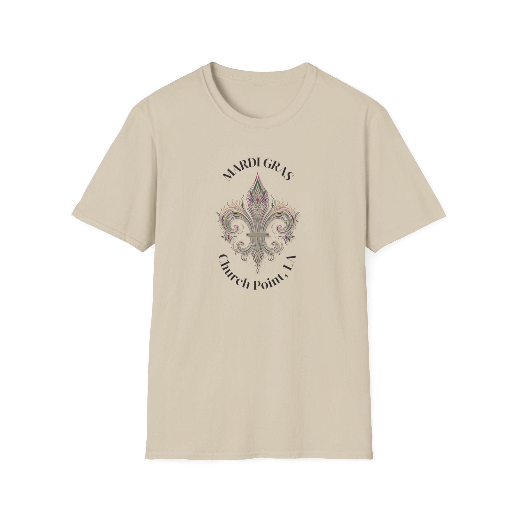 Relaxed Tee Men and Women Mardi Gras Church Point
