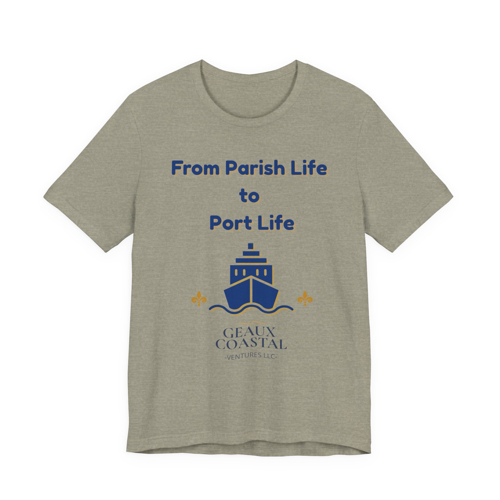 Men or Women Relaxed T Shirt - Parish and Port Cruise T Shirt