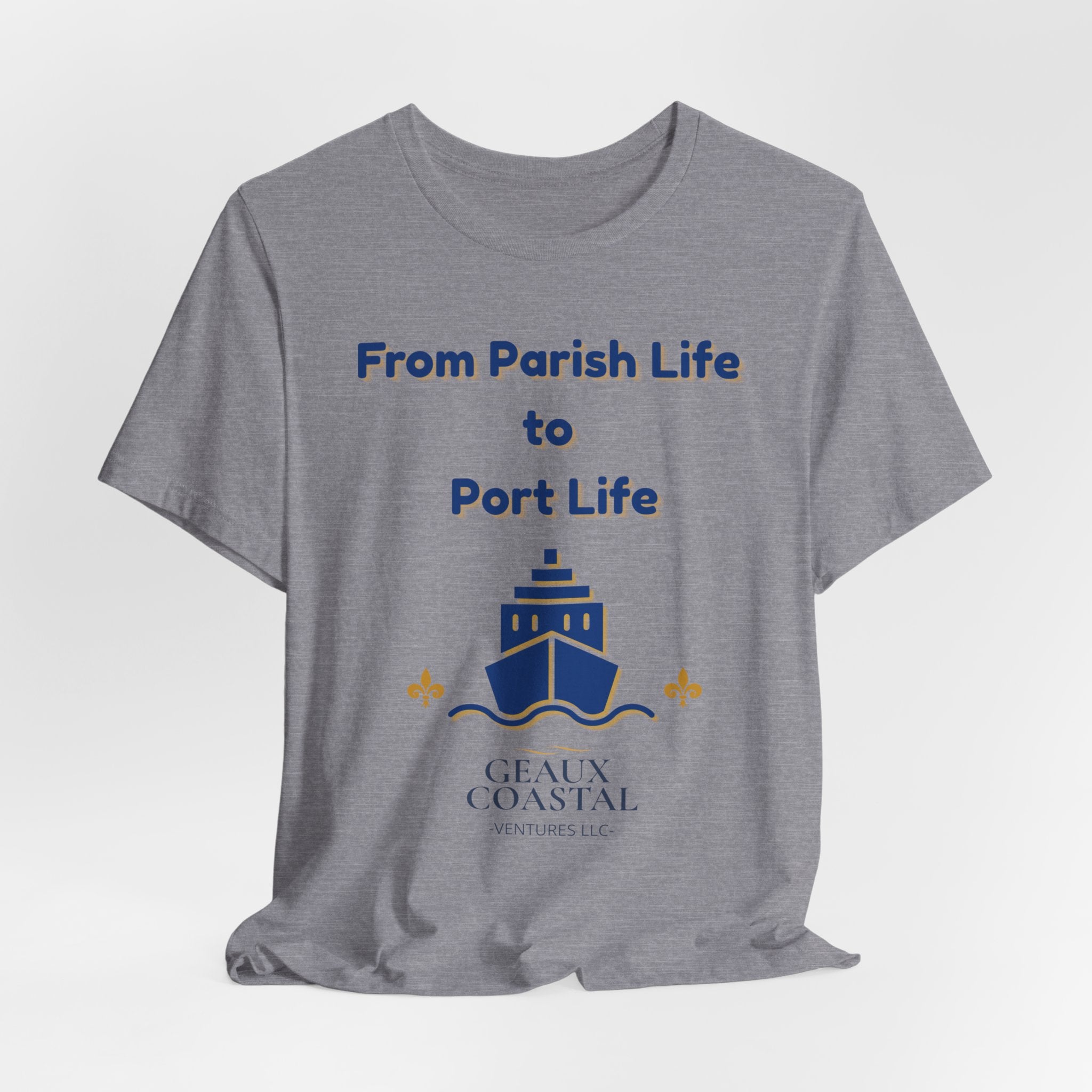 Men or Women Relaxed T Shirt - Parish and Port Cruise T Shirt