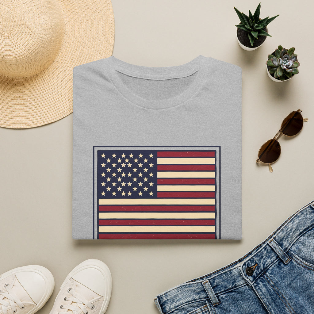 Men and Women - Regular Fit - American Flag and George Washington